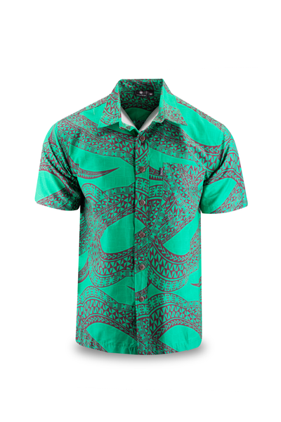 Tribal Origin Men's Elei Shirt ( Green ) FB1395