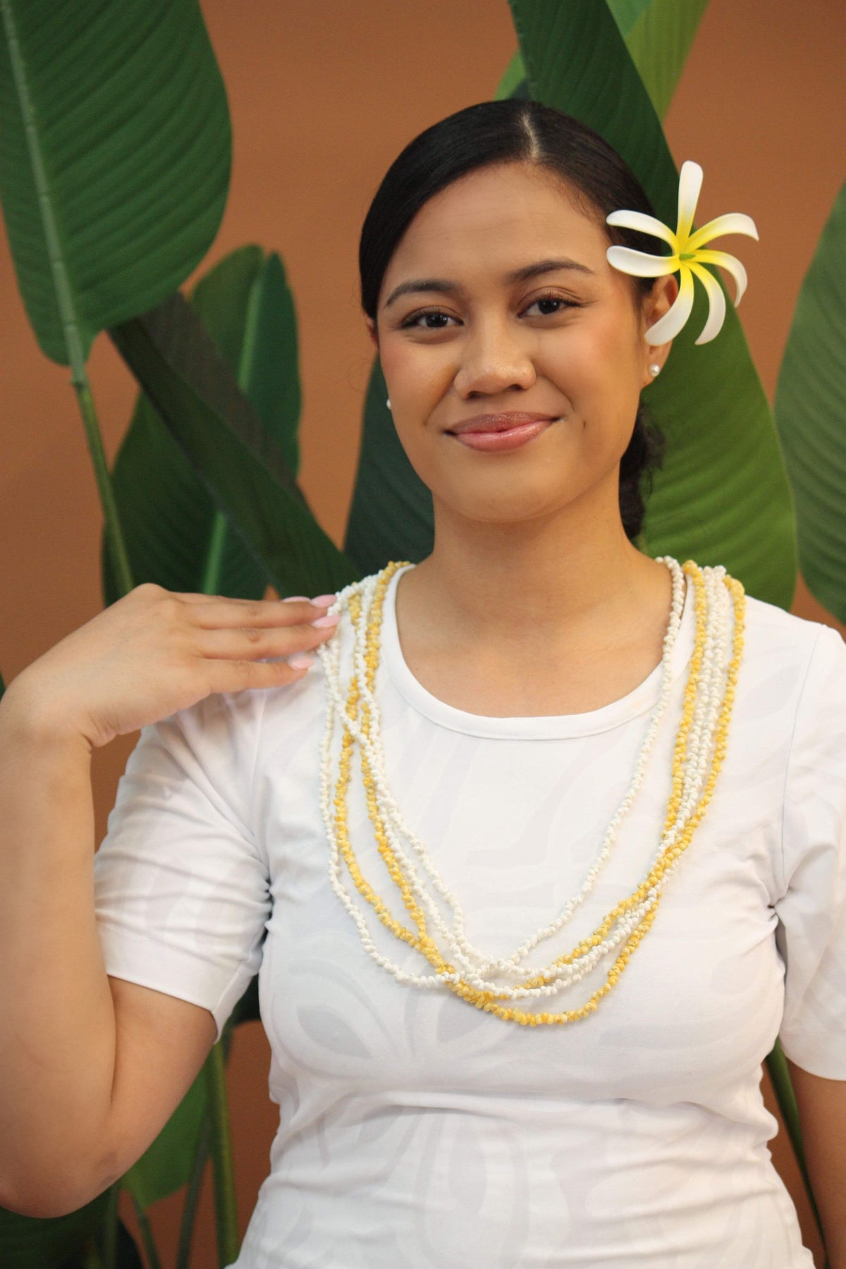 Ula Sisi - Yellow & White - Multi-Strand