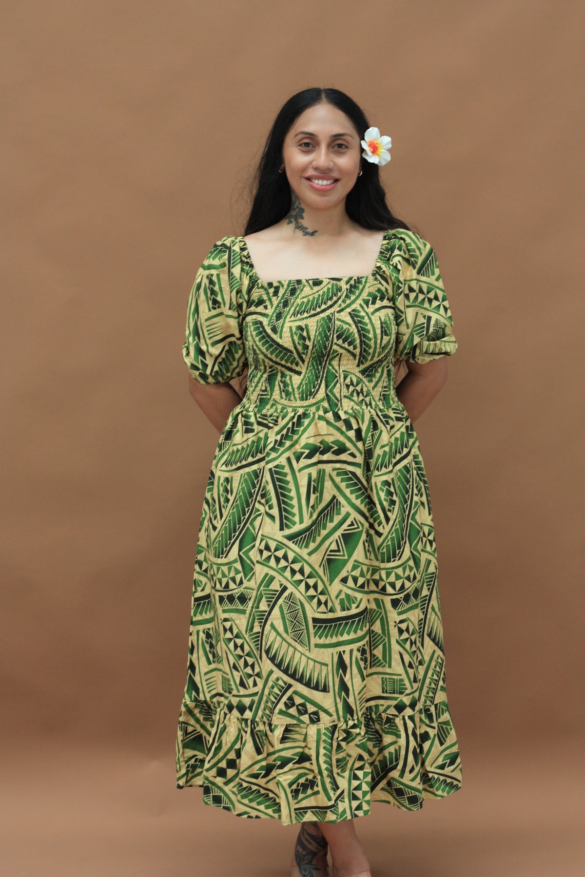 Kalavata Women's Olive Dress FB1732