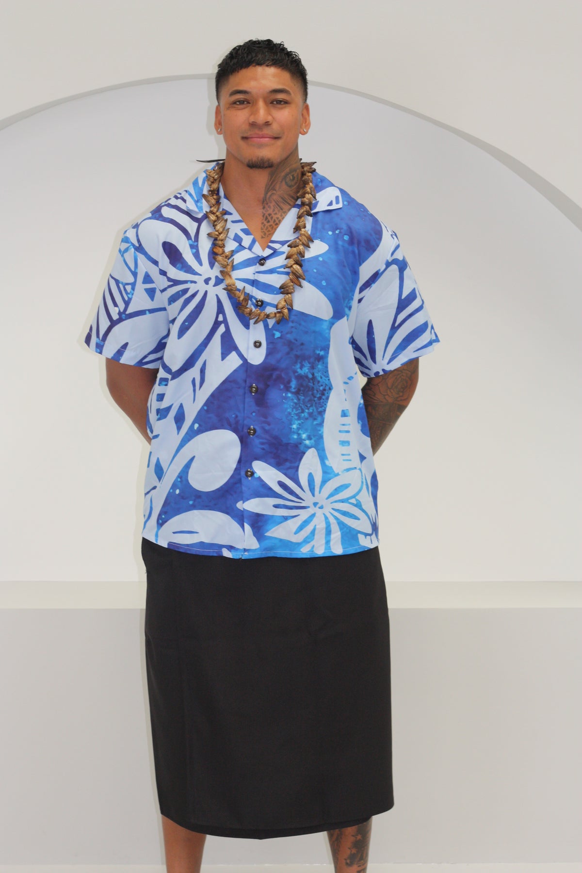 Iupeli Collection - Men's Moana Elei Shirt