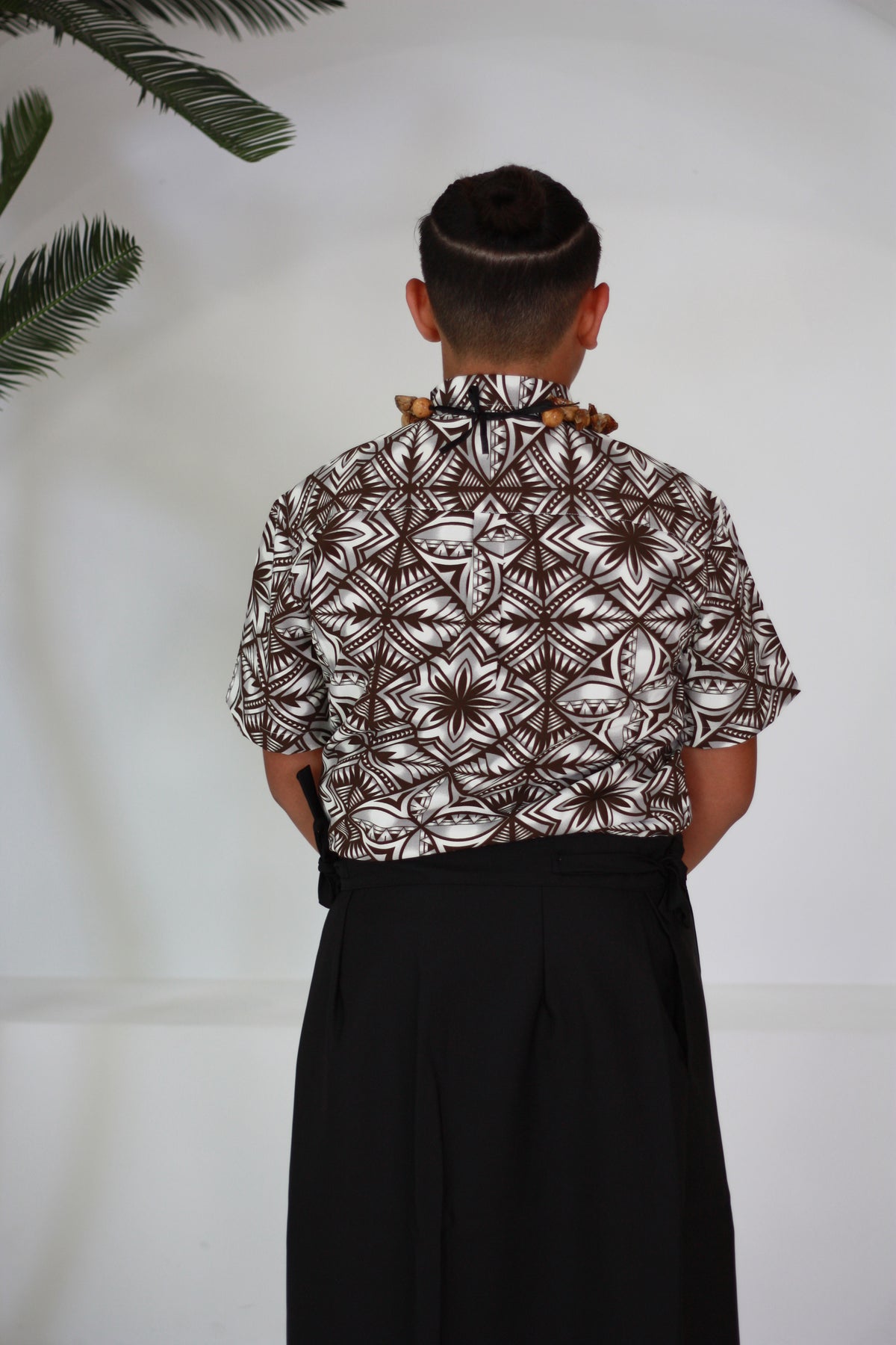 Tribal Origin Boys Shirt- Bitu SB2080 (Brown)