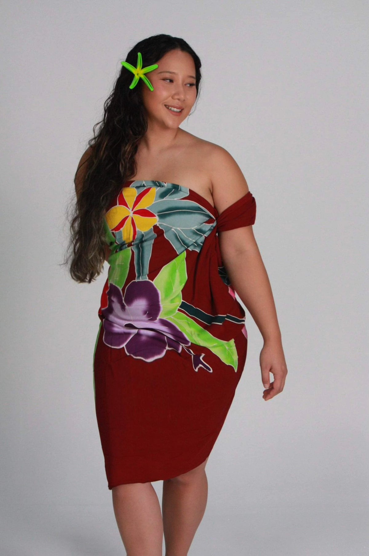 Lavalava-Ie Hawaiian Rayon Sarong