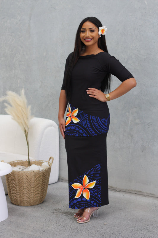 Cece's Moana Black Puletasi