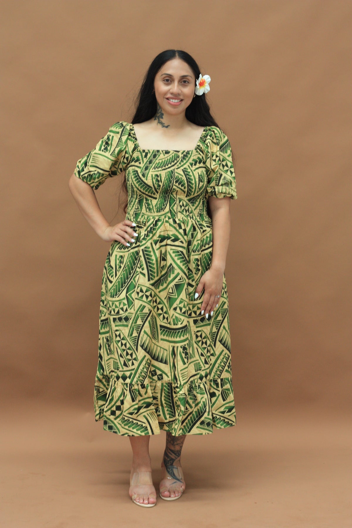 Kalavata Women's Olive Dress FB1732