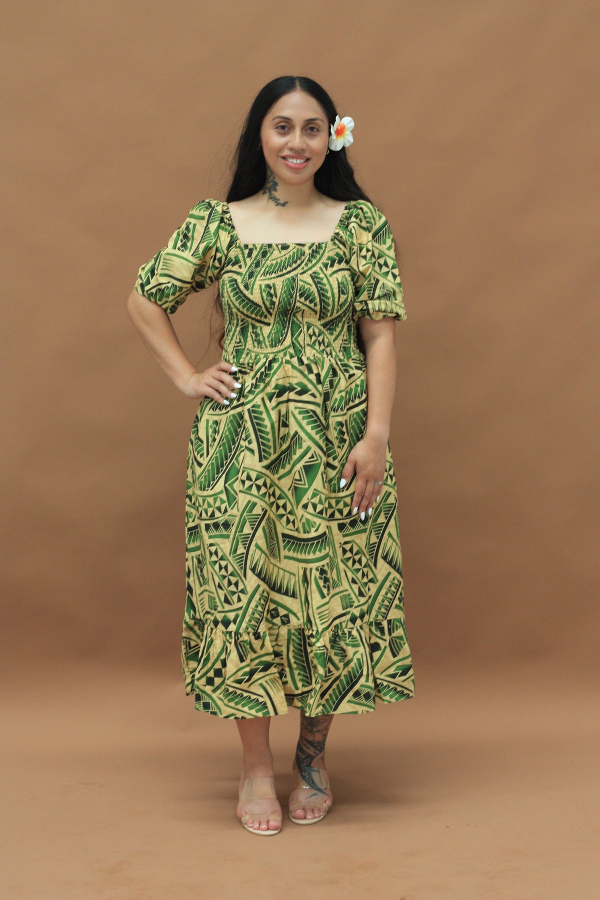 Kalavata Women's Olive Dress FB1732