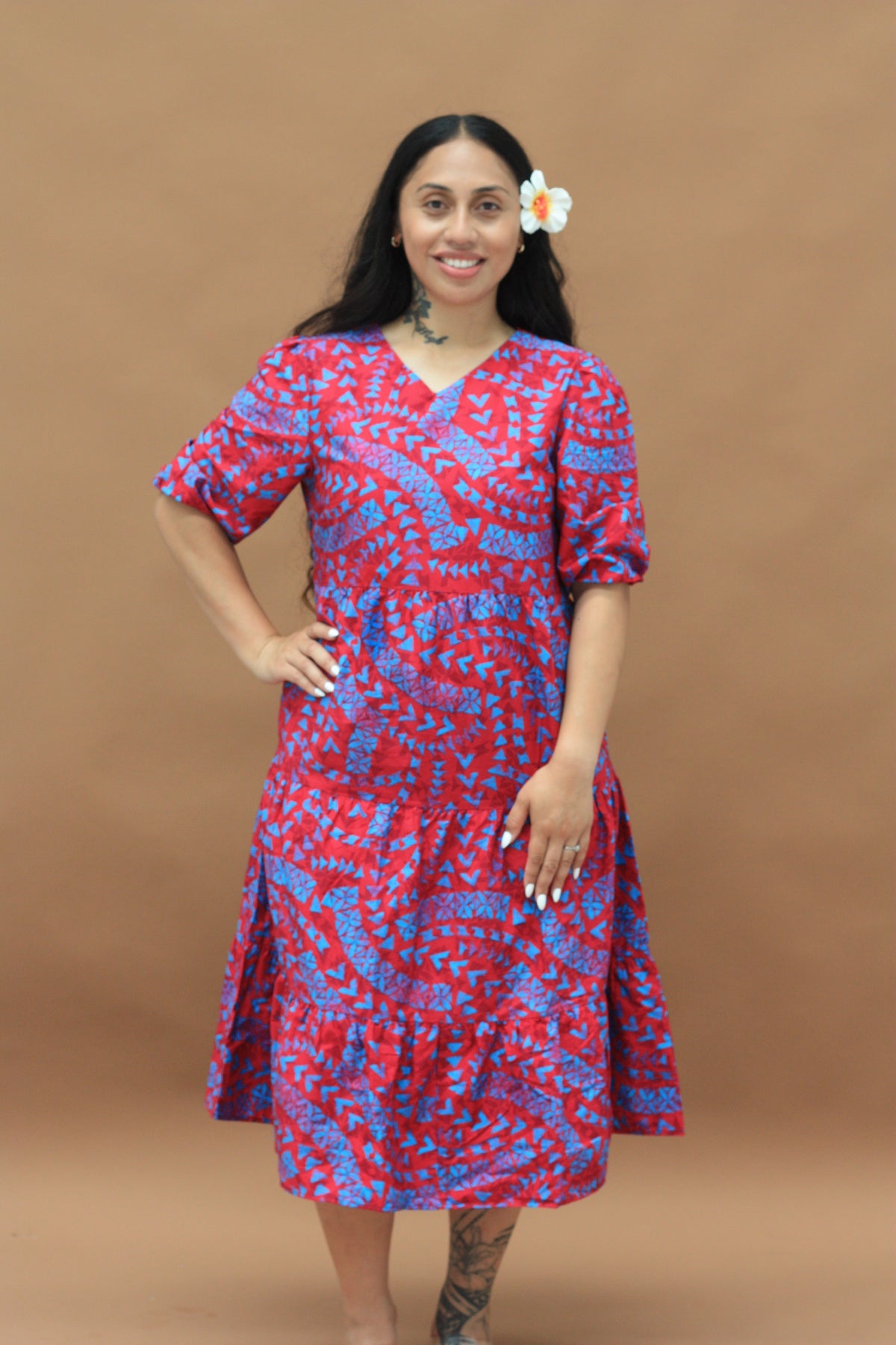 Kalavata Plum Women's Dress FB1720