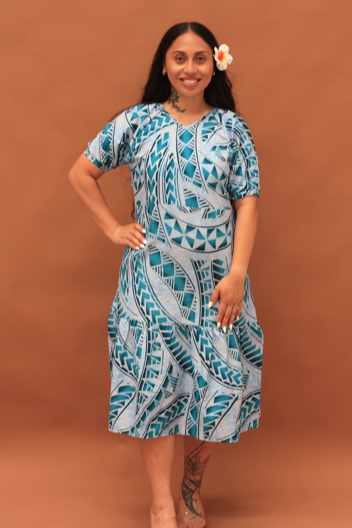 Kalavata Women's Teal Dress FB1731
