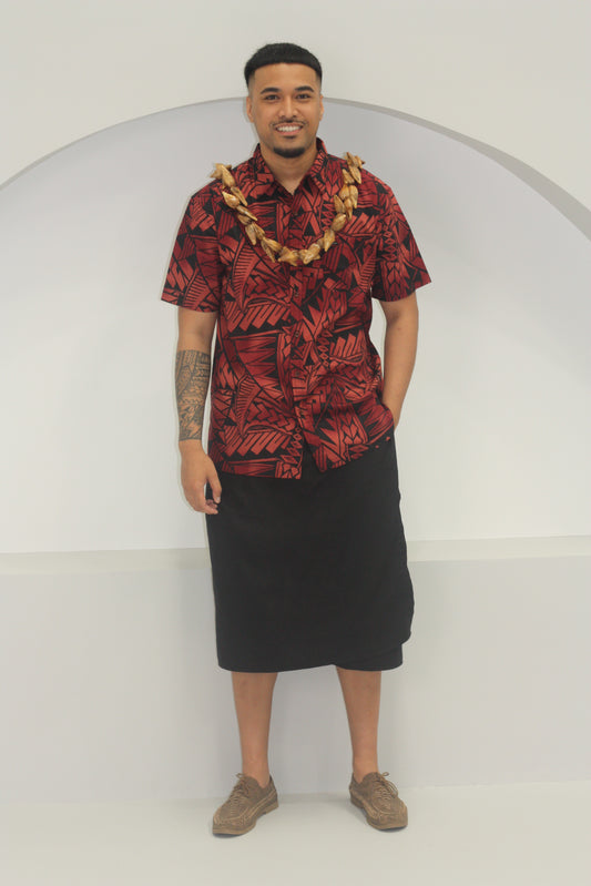 Tribal Origin Men's Chilli Pepper Shirt (Red) SS4140