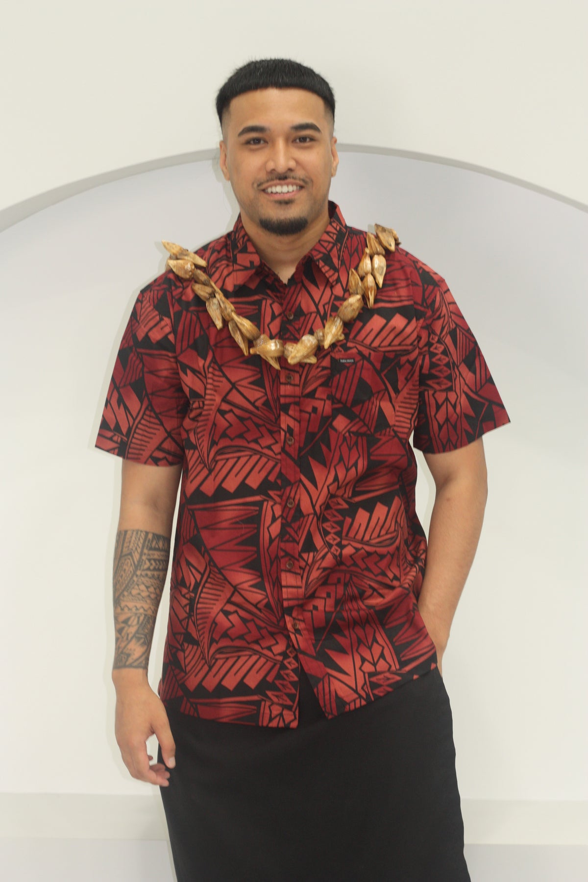 Tribal Origin Men's Chilli Pepper Shirt (Red) SS4140