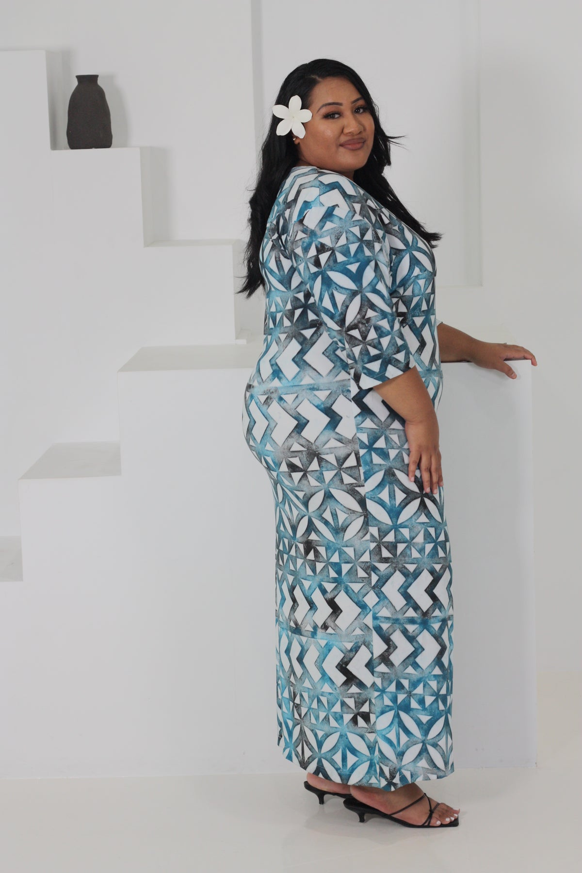 Rimani Turquoise Elei Dress (Size 24 only)