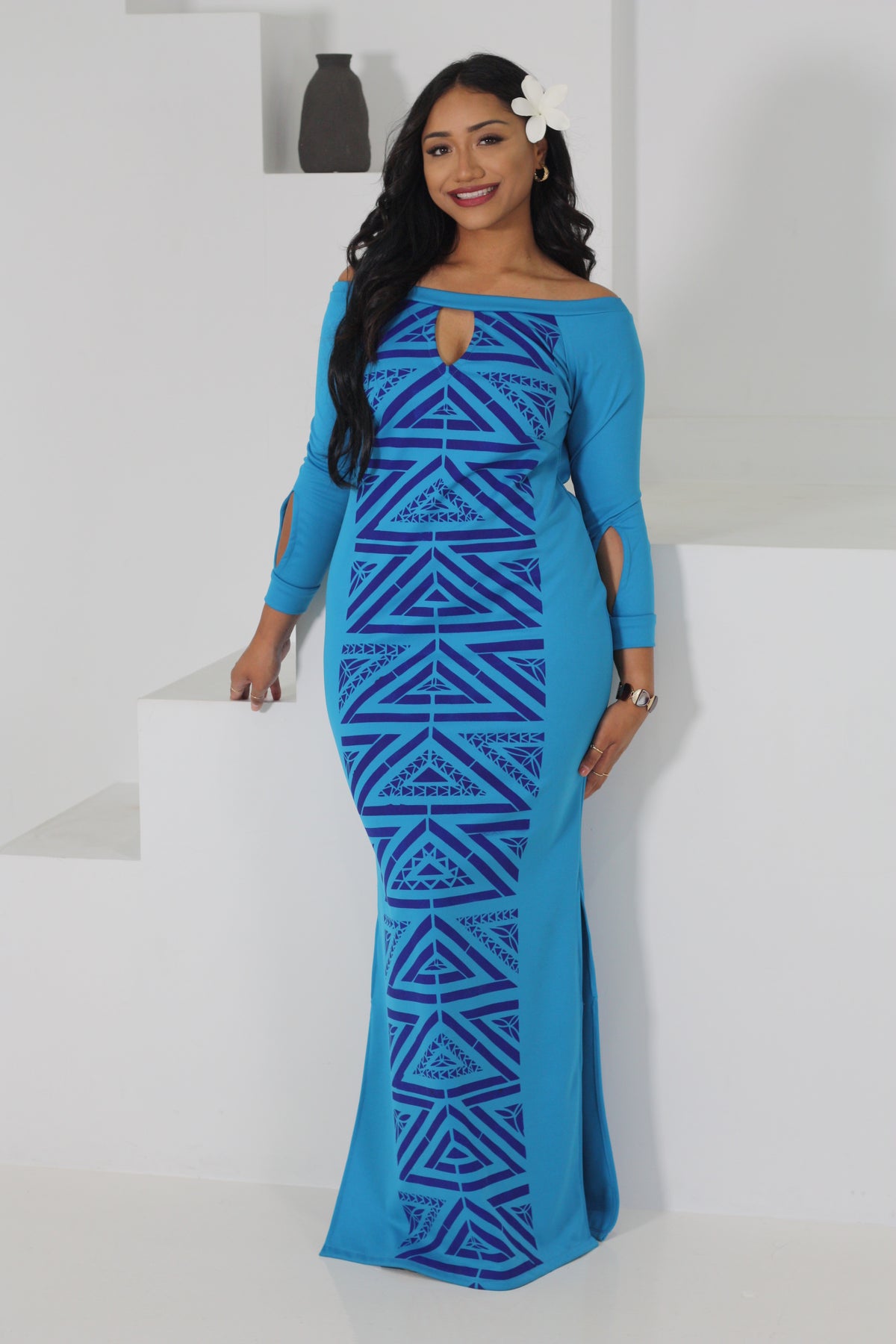 Cece's Long Sleeve Moana Dress (Size 12 only)
