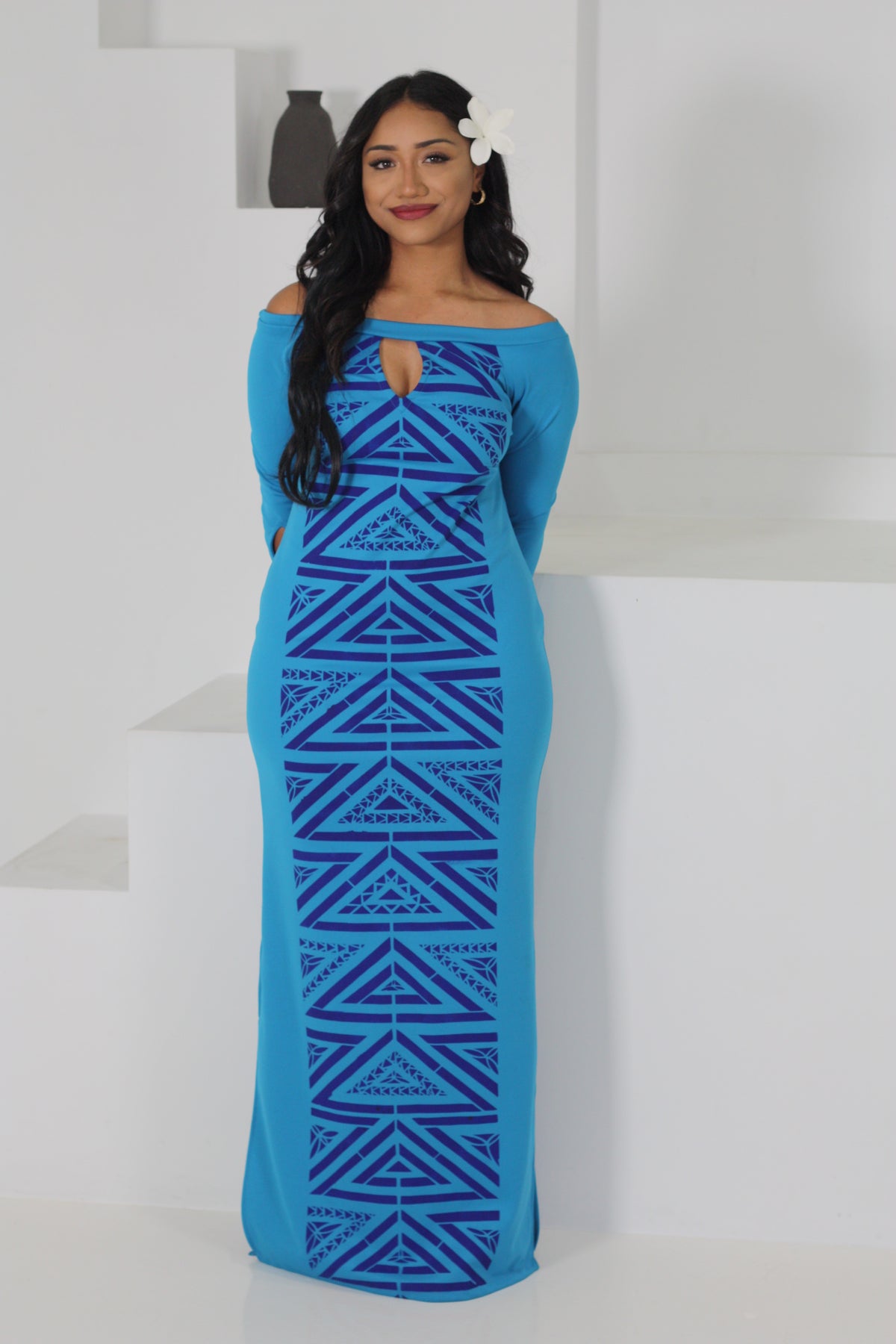 Cece's Long Sleeve Moana Dress (Size 12 only)