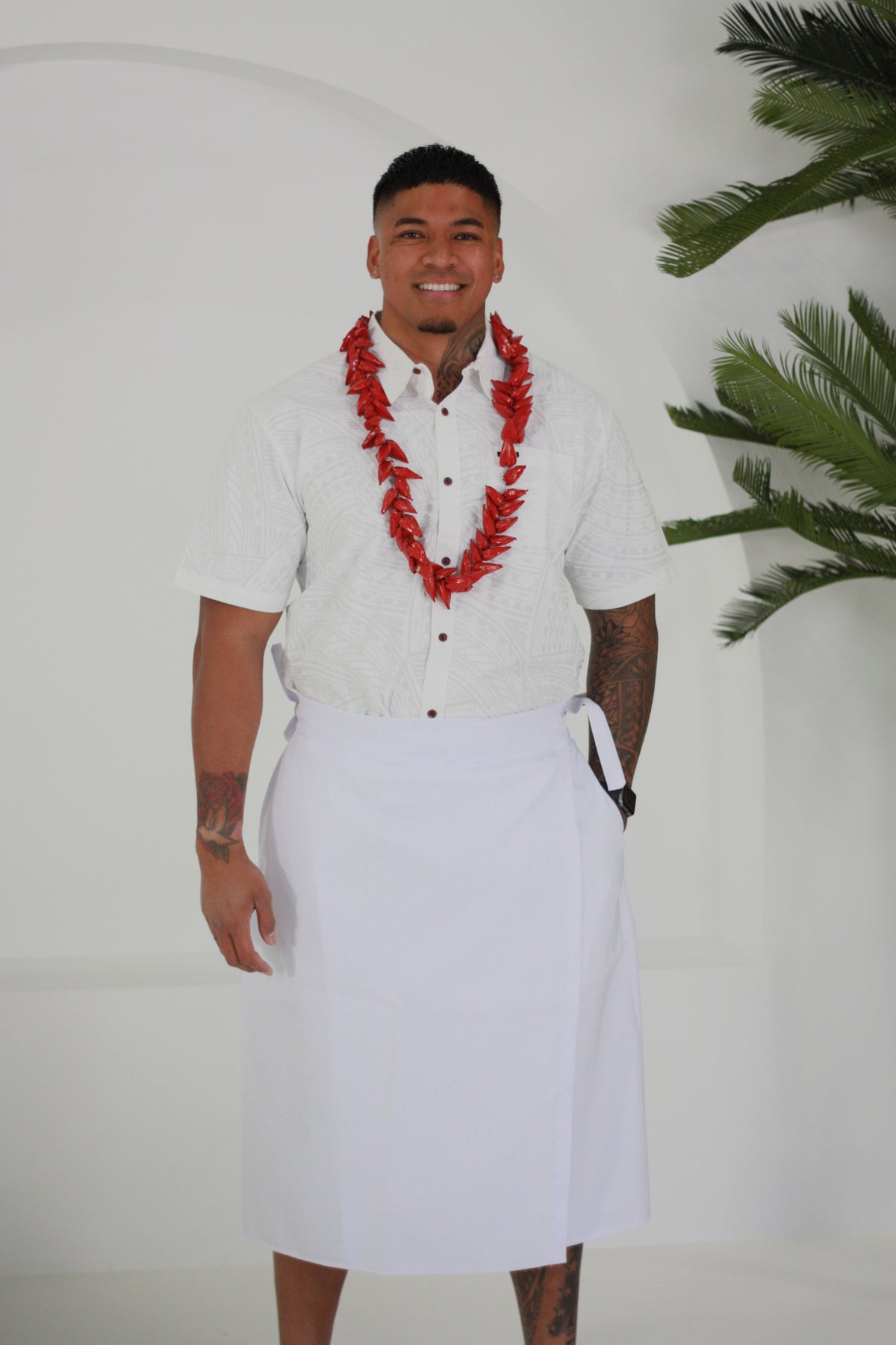 Iefaitaga-Sulu Men's Plain White