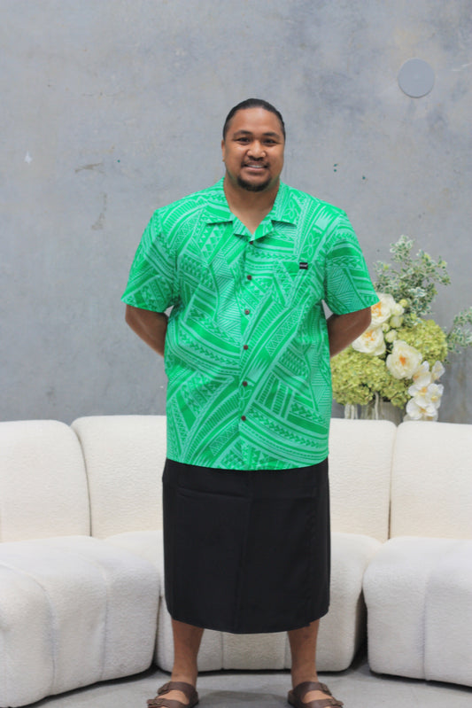 Mesian Men's Elei Shirt (Green) CT3240