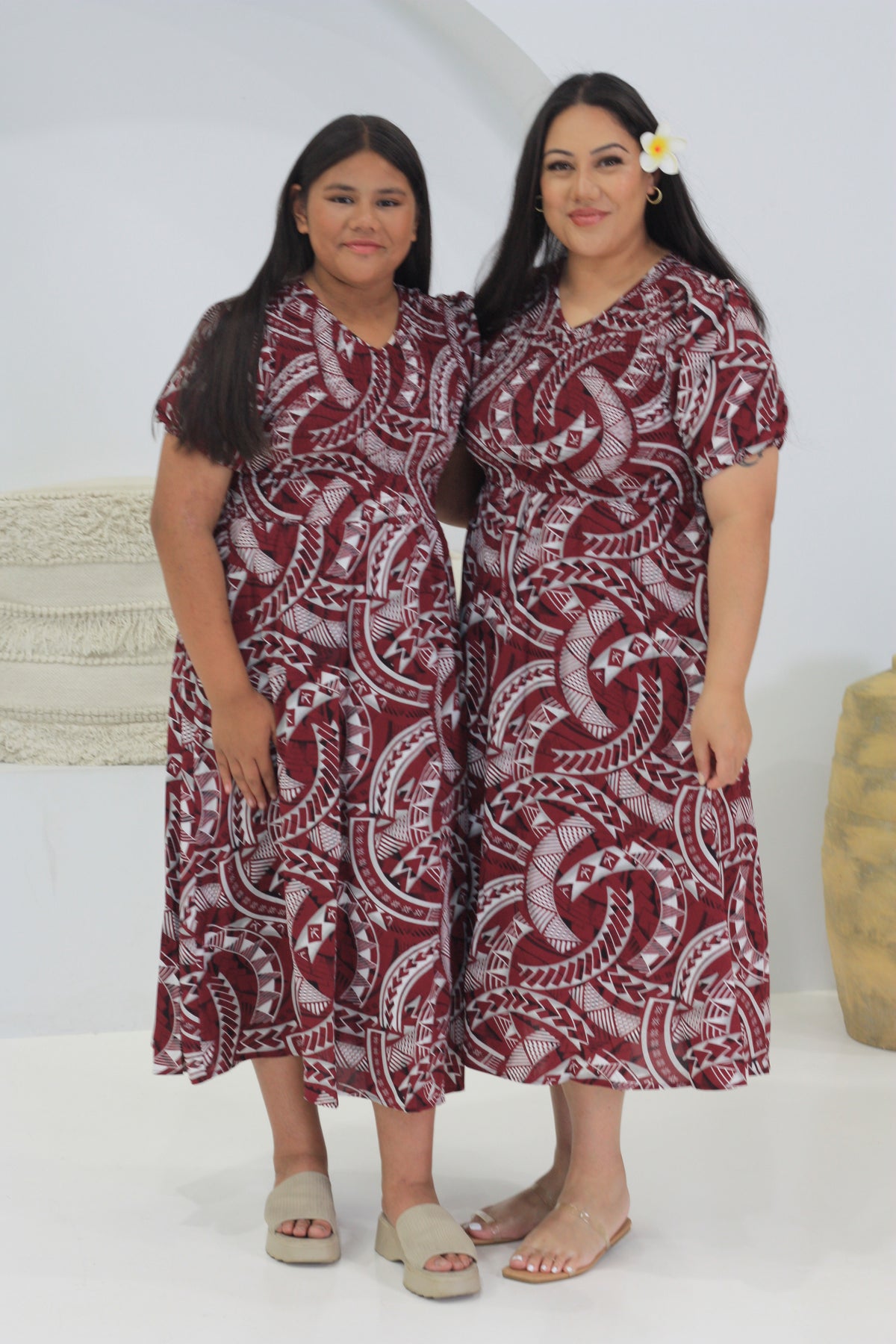 Tribal Origin Arabella Dress - Kovia  in Maroon LD4787