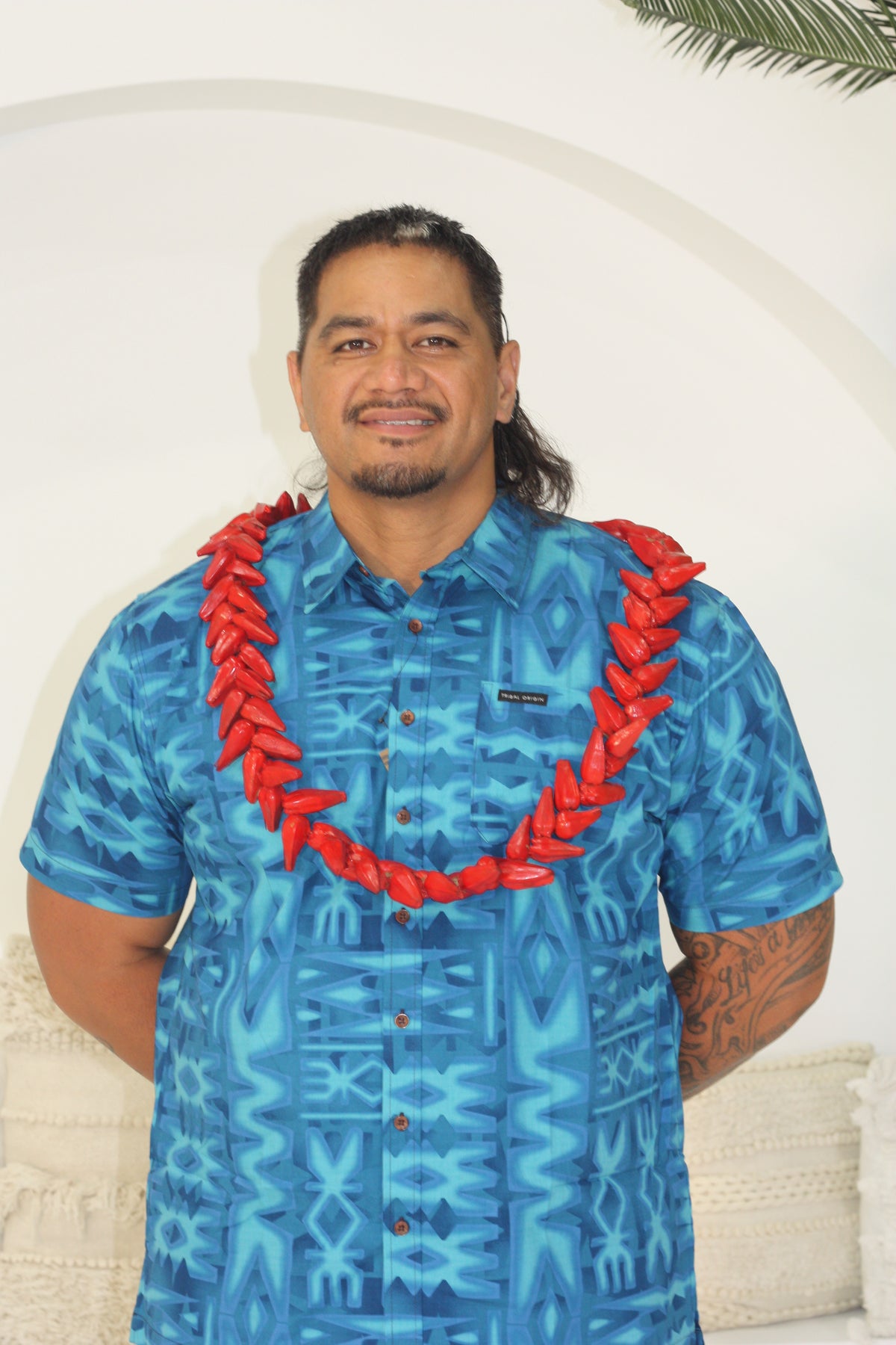 Ula Fala Samoa Red