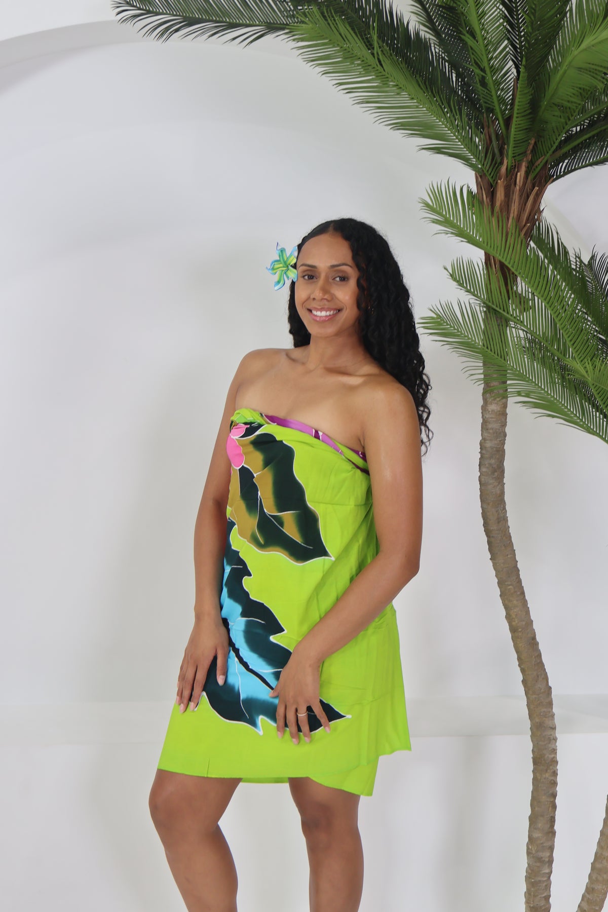 Lavalava-Ie Hawaiian Rayon Sarong