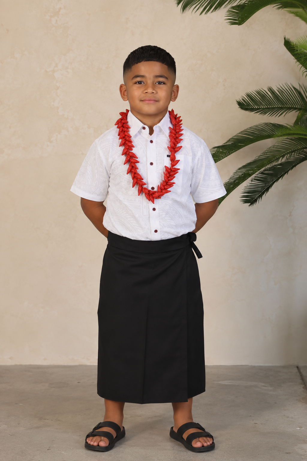 Iefaitaga-Sulu Boys Plain Black