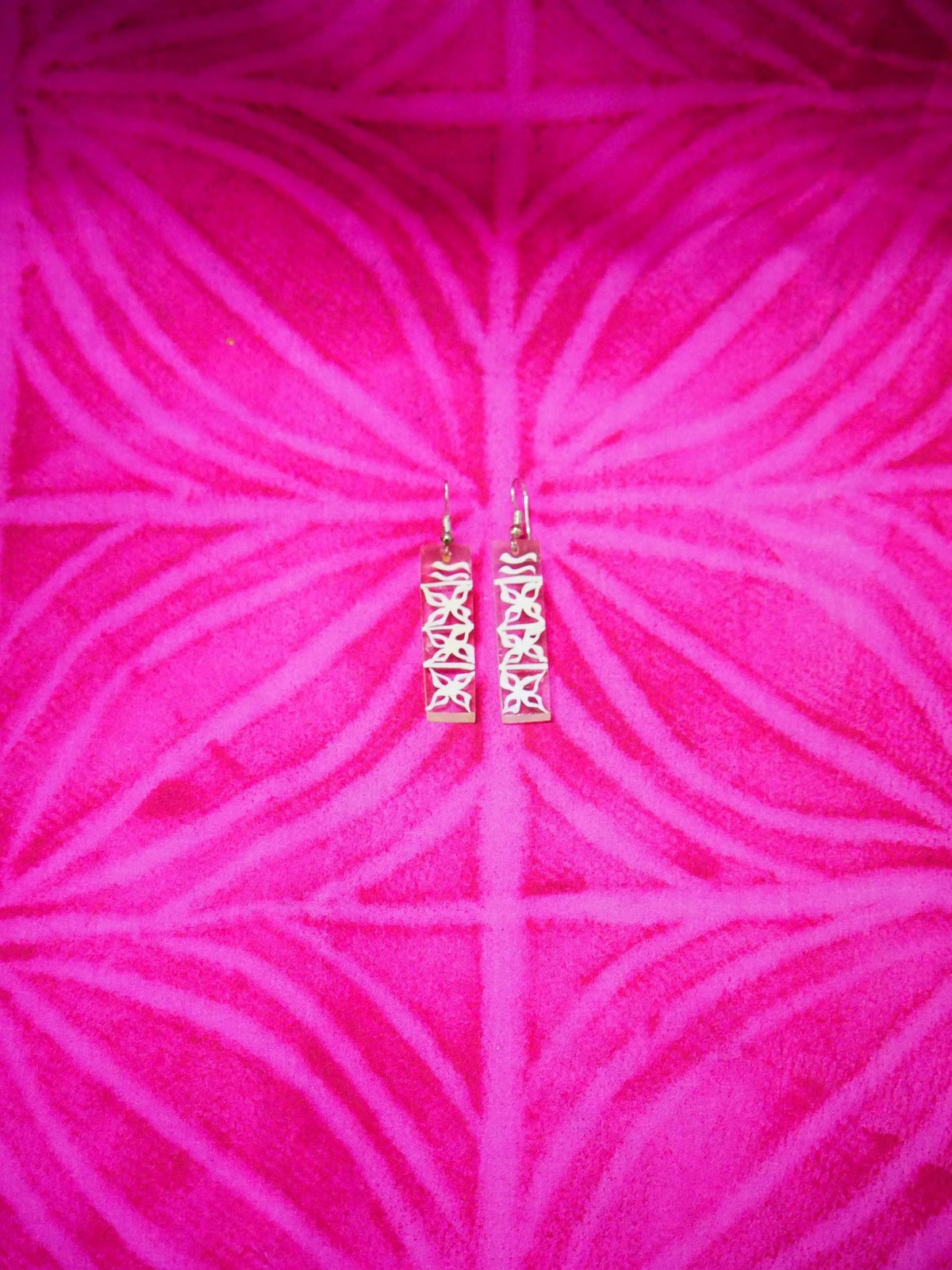 Earrings -Samoan Geo Poly Drop Earrings