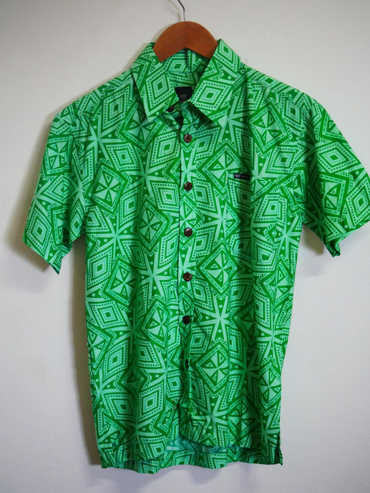 Tanoa Samoa Mens Short ( Bright Green)
